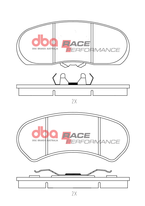 DB6RP - DBA Racing Performance Brake Pads;