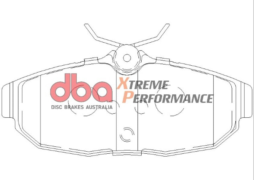 DB7987XP - DBA Xtreme Performance Brake Pads; Rear