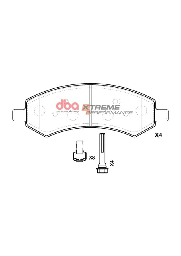 DB7991XP - DBA Xtreme Performance Brake Pads; Front