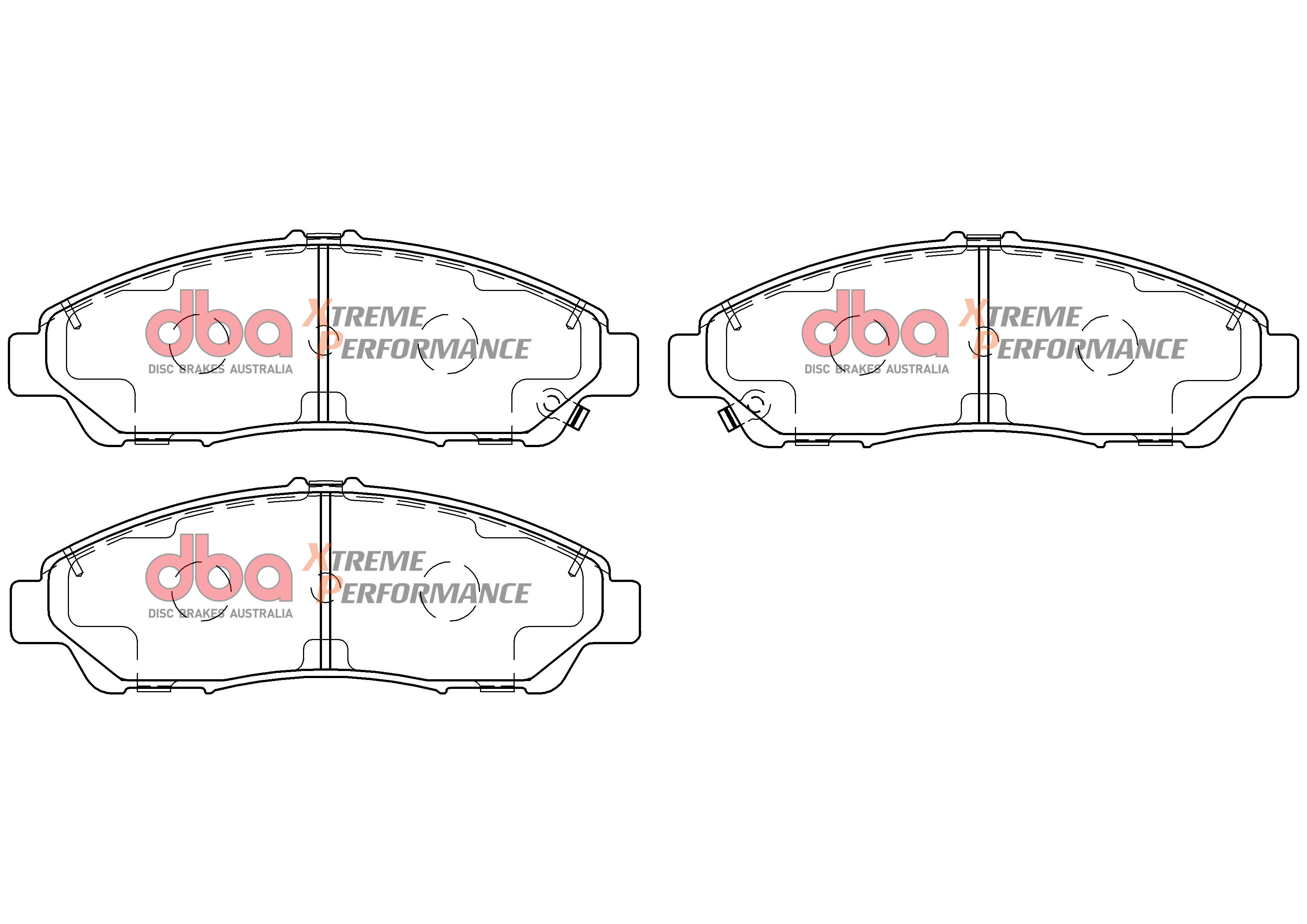 DB8396XP - DBA Xtreme Performance Brake Pads; Front