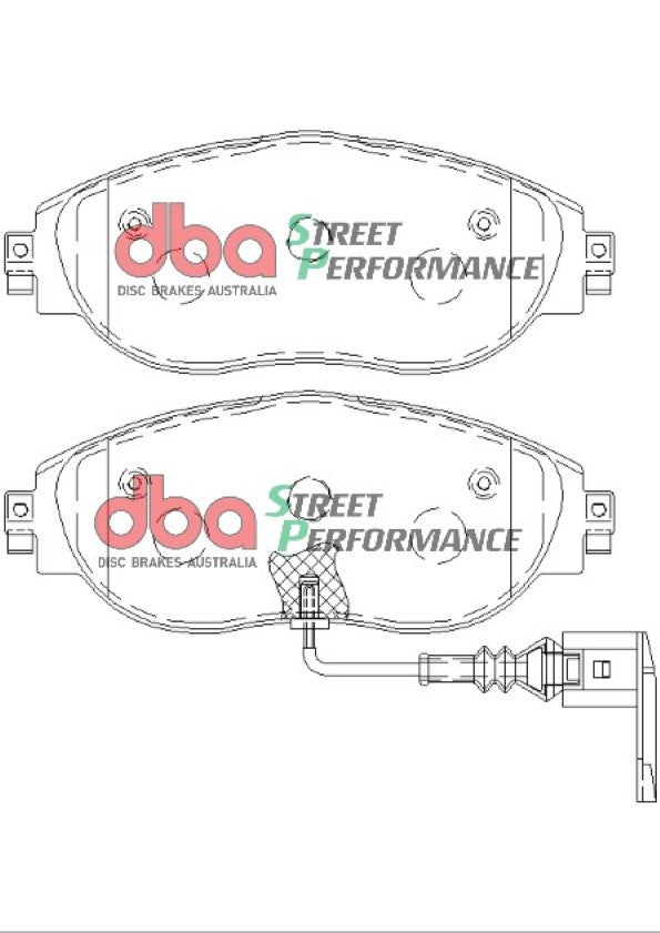 DB8849SP - DBA Street Performance Brake Pads; Front