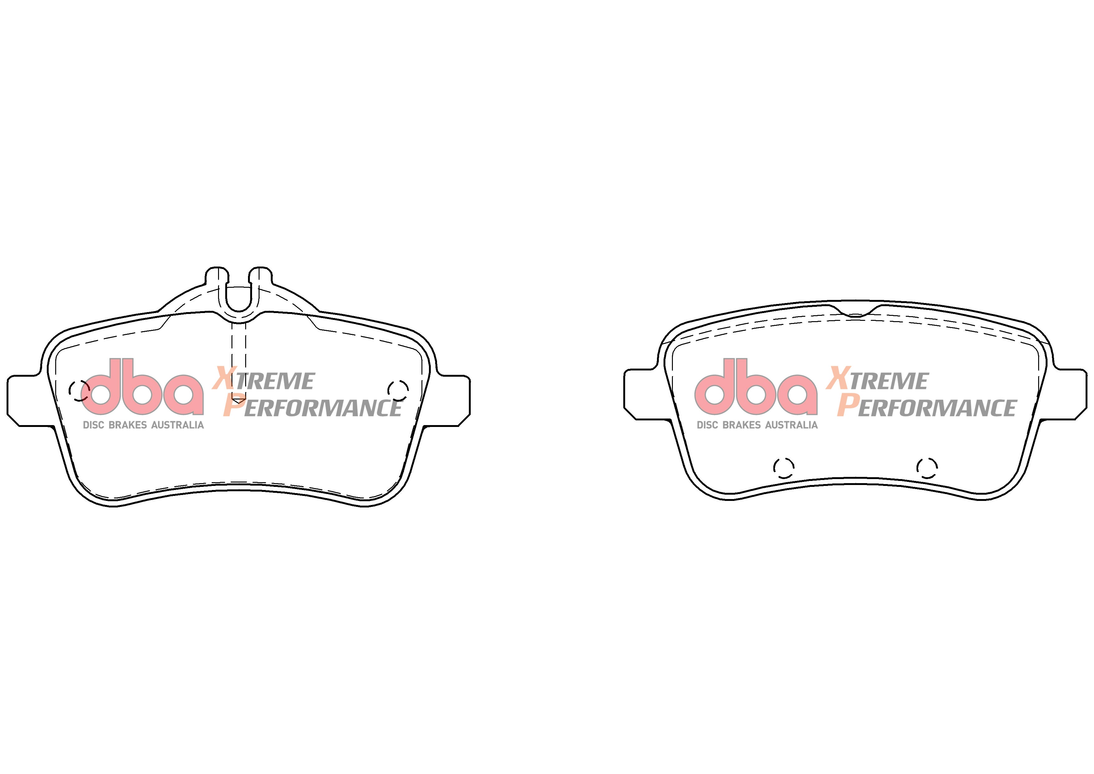 DB8880XP - DBA Xtreme Performance Brake Pads; Rear