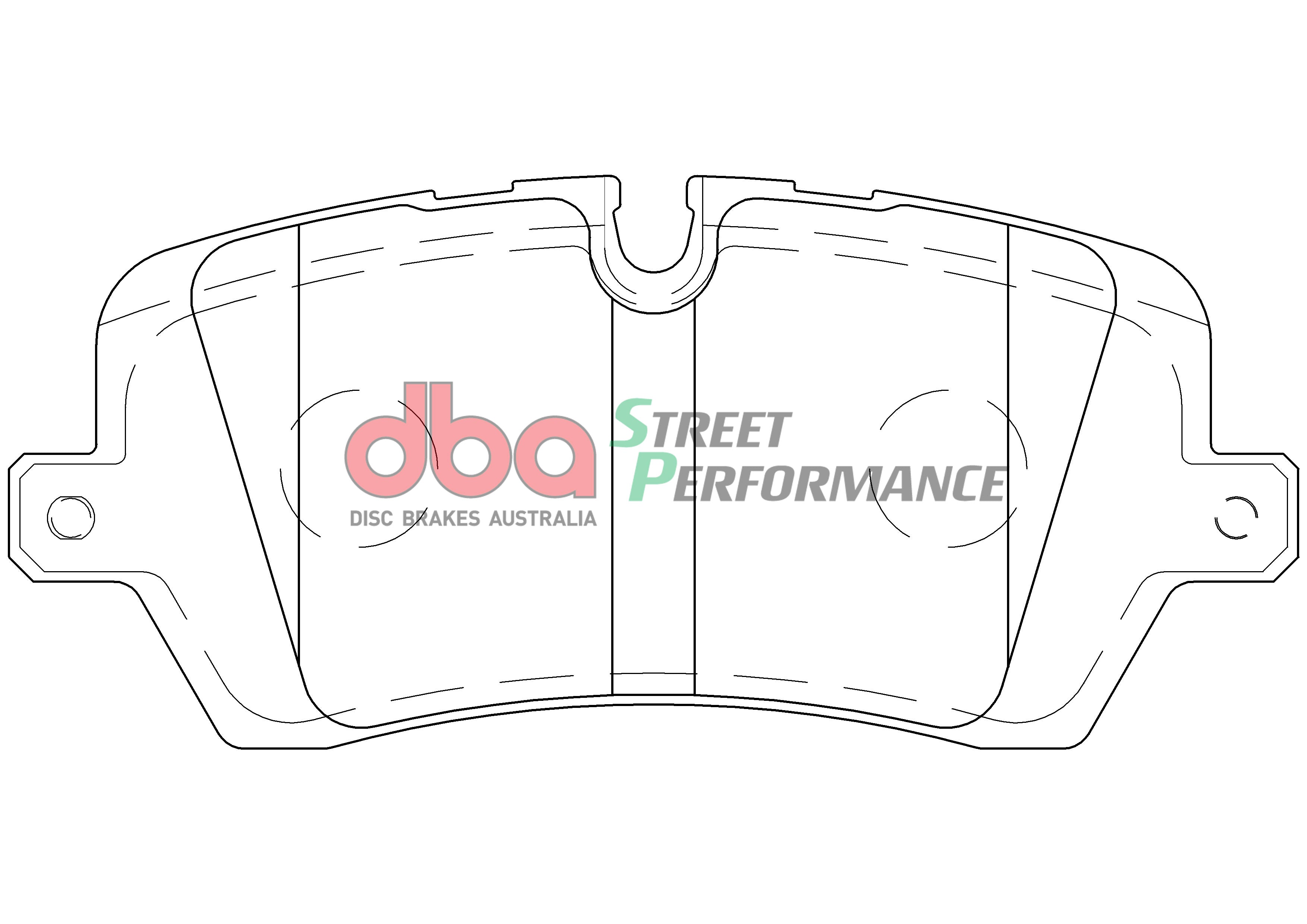 DB8919SP - DBA Street Performance Brake Pads; Rear