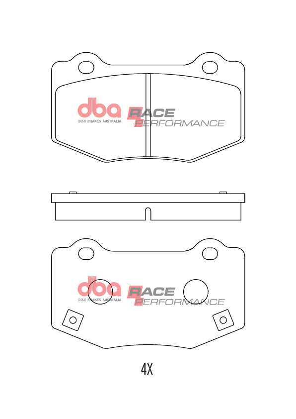 DB8943RP - DBA Racing Performance Brake Pads; Front