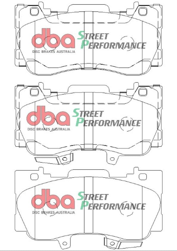 DB9011SP - DBA Street Performance Brake Pads; Front