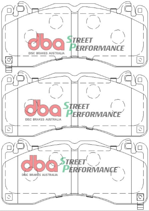 DB9021SP - DBA Street Performance Brake Pads; Front