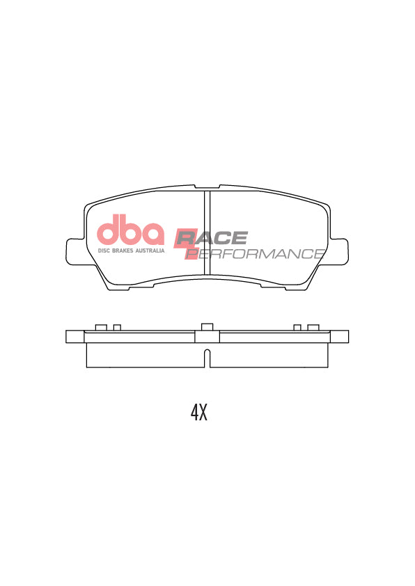 DB9022RP - DBA Racing Performance Brake Pads; Rear
