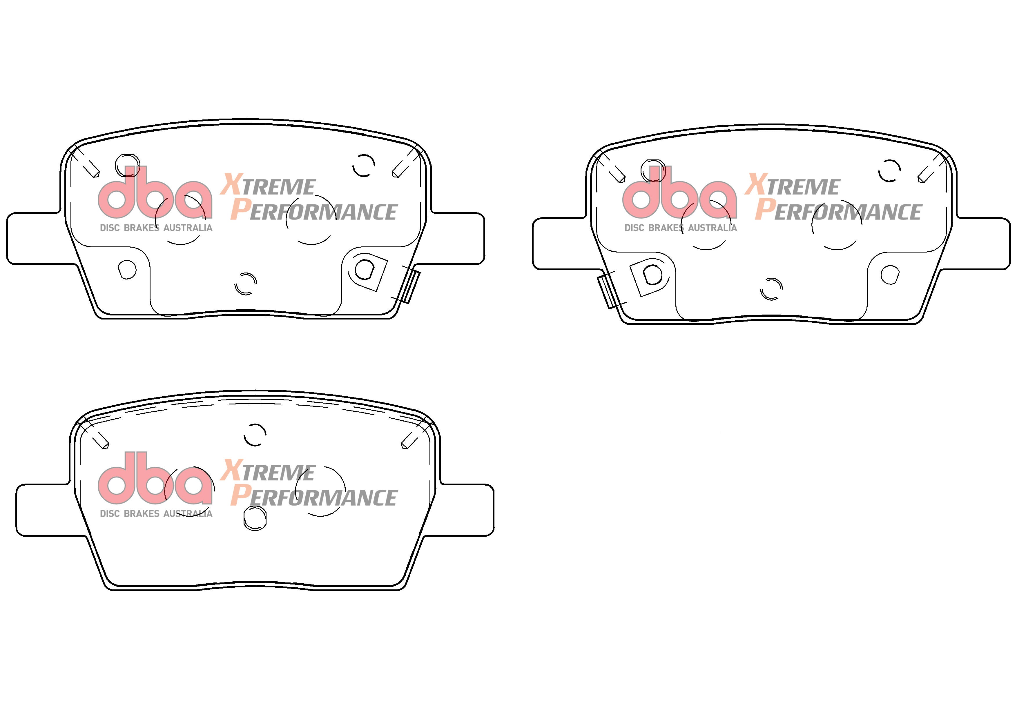 DB9105XP - DBA Xtreme Performance Brake Pads; Rear