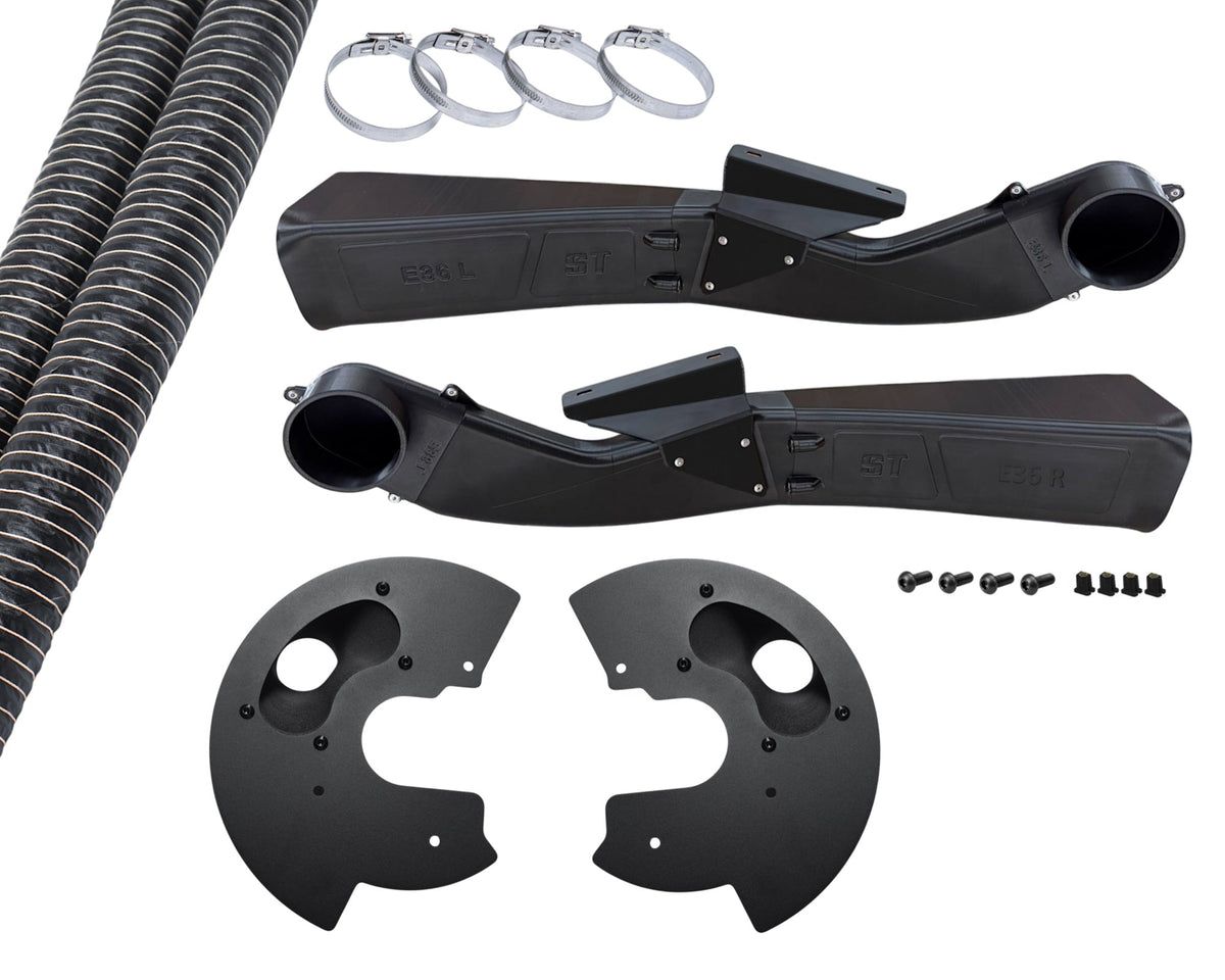 ST Trackparts BMW E36 Chassis Mounted Brake Cooling Kit - product image 1