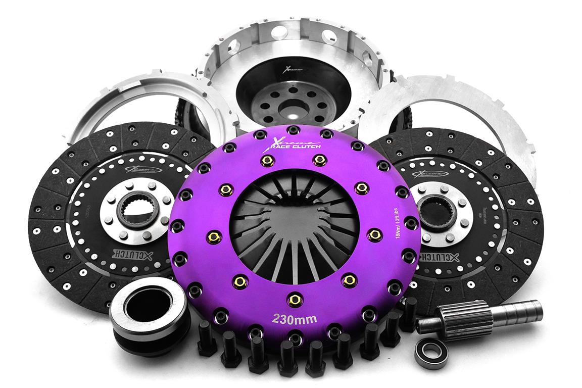 Xtreme Performance - Conversion Clutch Kit Inc SMF - 230mm Twin Solid Organic