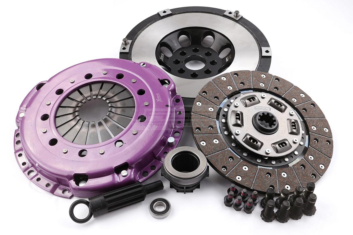 Clutch Kit - Xtreme Performance Heavy Duty Organic Incl Flywheel 460Nm 1000kg Conversion kit Dual-mass to solid flywheel
