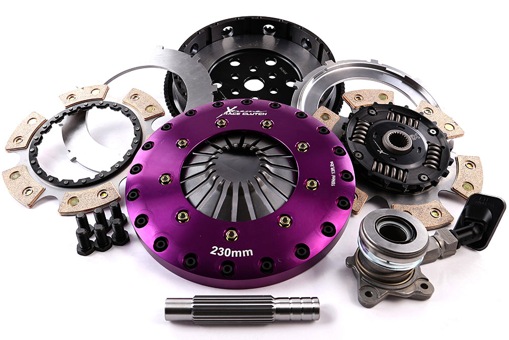 Xtreme Performance - 230mm Sprung Ceramic Twin Plate Clutch Kit Incl Flywheel & CSC 1000Nm