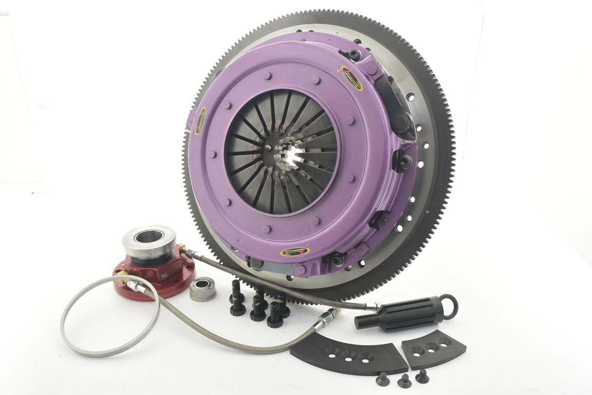 Xtreme Performance - 270mm Organic Twin Plate Clutch Kit Incl Flywheel & CSC 1300Nm