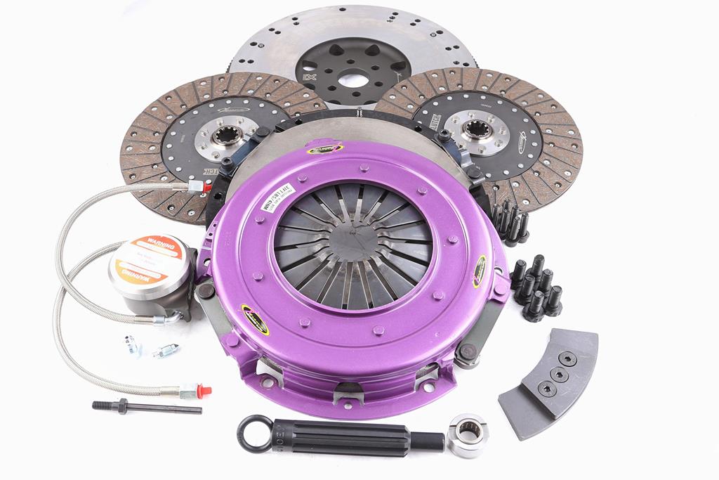 Xtreme Performance - 270mm Organic Twin Plate Clutch Kit Incl Flywheel & CSC 1300Nm