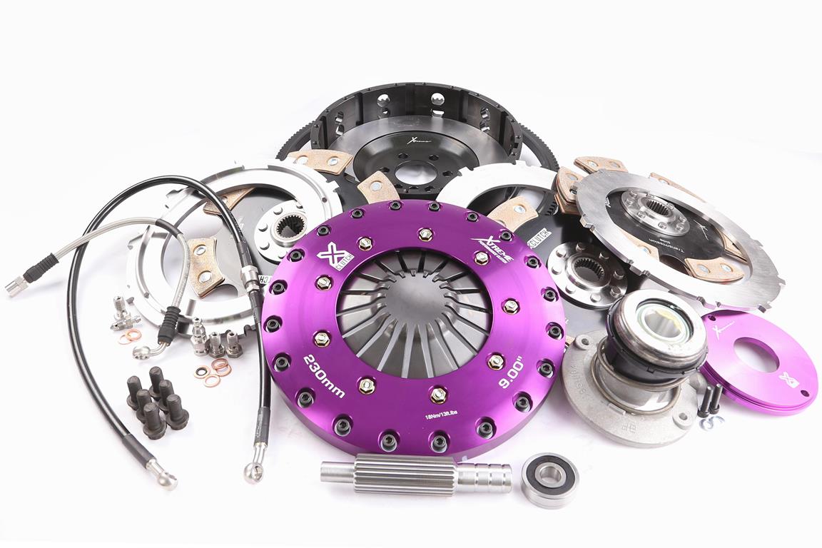 Xtreme Motorsport - 230mm Rigid Ceramic Triple Plate Clutch Kit Incl Flywheel & CSC