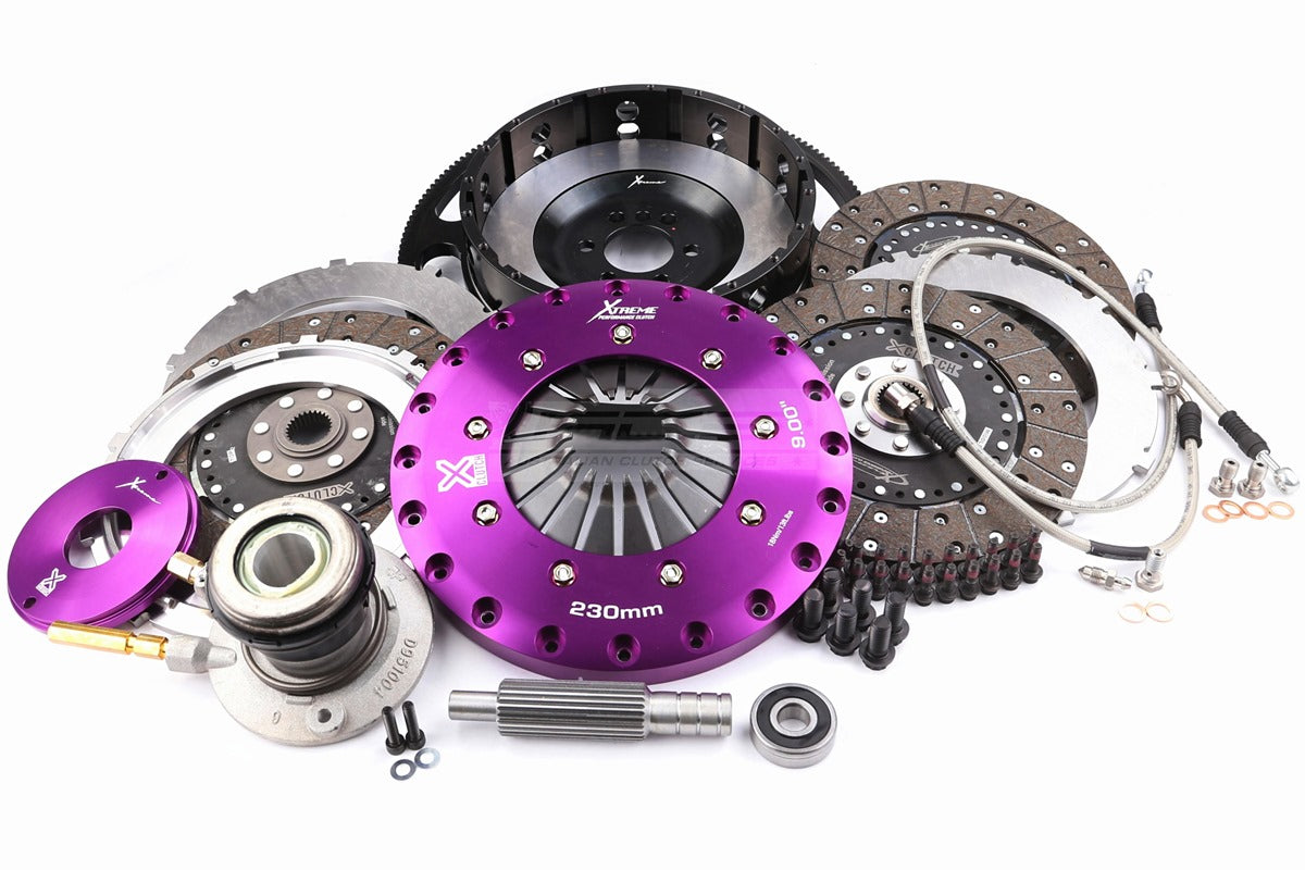 Xtreme Performance - 230mm Organic Triple Plate Clutch Kit Incl Flywheel & CSC