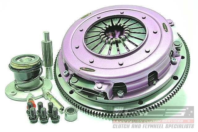 Xtreme Performance - 270mm Organic Twin Plate Clutch Kit Incl Flywheel & CSC 1300Nm