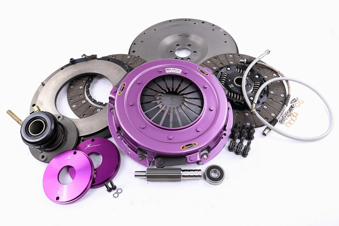 Xtreme Performance - 270mm Organic Twin Sprung Plate Clutch Kit Incl Flywheel & CSC 1000Nm