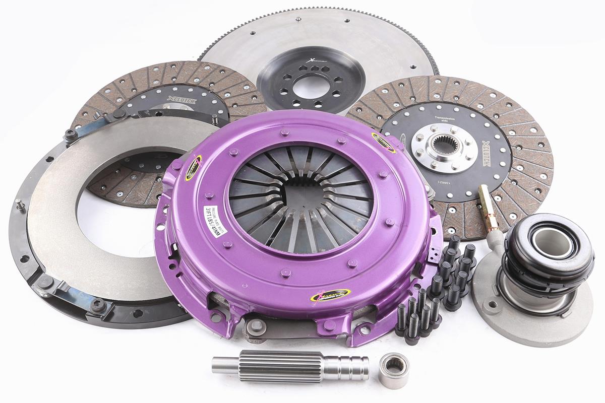Xtreme Performance - 270mm Organic Twin Plate Clutch Kit Incl Flywheel & CSC 1300Nm