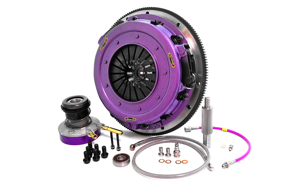 Xtreme Performance - 270mm Organic Twin Plate Clutch Kit Incl Flywheel & CSC 1300Nm