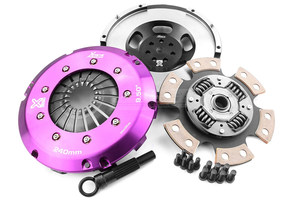 Clutch Kit - Xtreme Performance Heavy Duty Sprung Ceramic Incl Flywheel 660Nm Conversion kit Dual-mass to solid flywheel