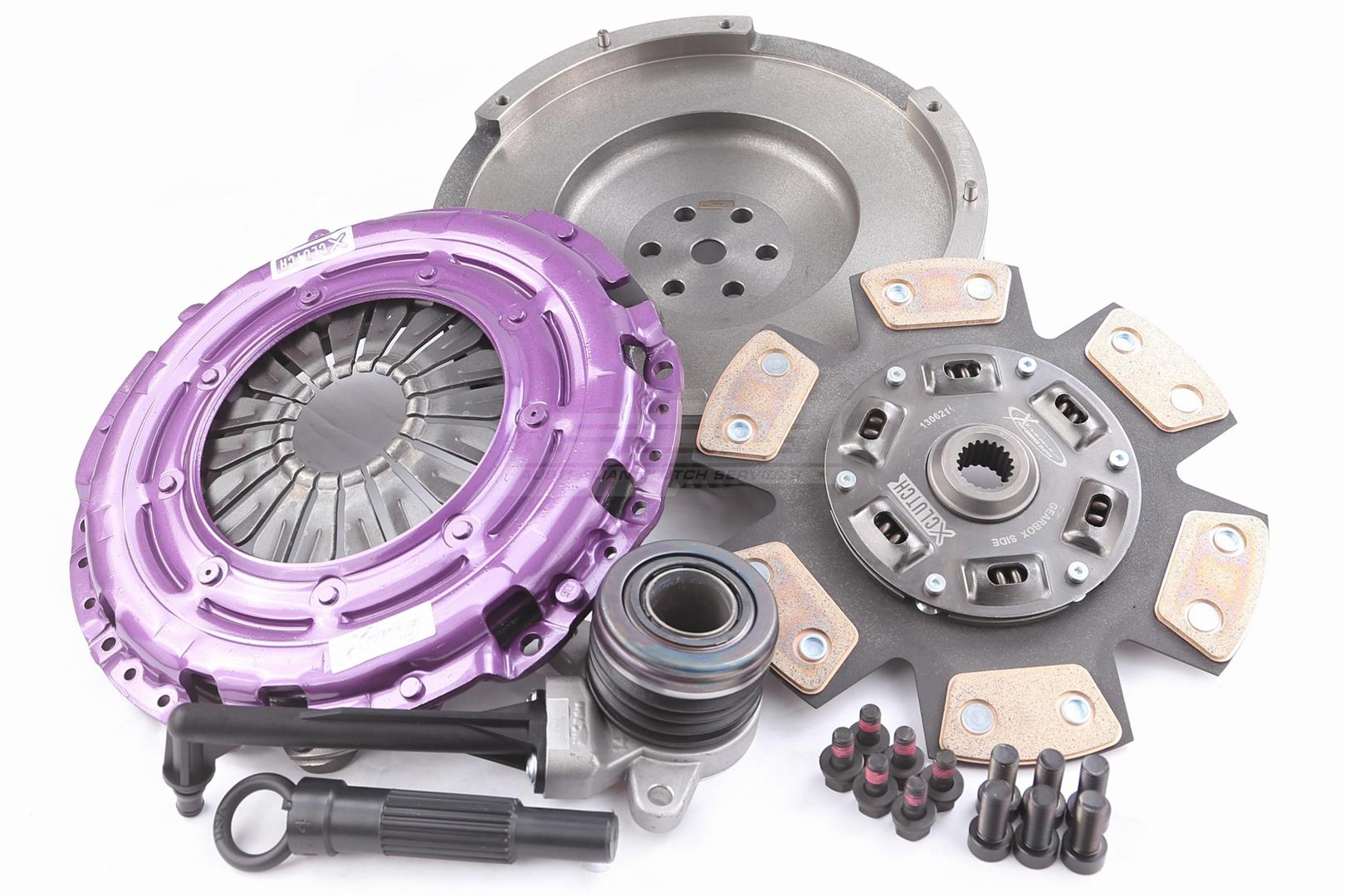 Clutch Kit - Xtreme Performance Heavy Duty Sprung Ceramic Conversion kit to solid flywheel 550Nm