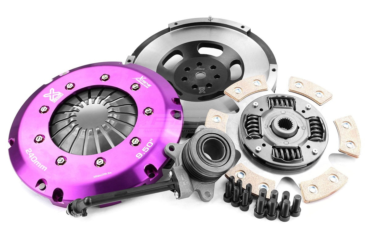 Clutch Kit - Xtreme Performance Heavy Duty Sprung Ceramic Incl Flywheel & CSC 660Nm Conversion kit Dual-mass to solid flywheel