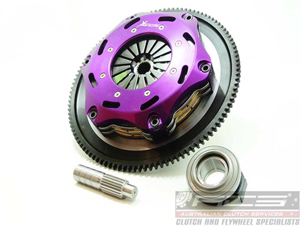 Xtreme Performance - 184mm Sprung Ceramic Twin Plate Clutch Kit Incl Flywheel 1220Nm