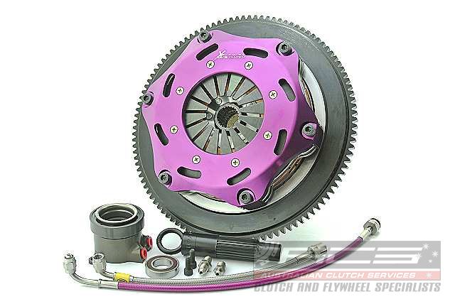 Xtreme Performance - 184mm Rigid Ceramic Twin Plate Clutch Kit Incl Flywheel & CSC 1220Nm