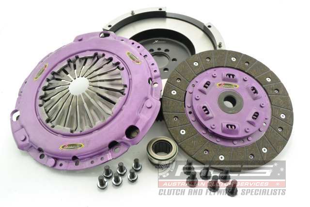 Clutch Kit - Xtreme Performance Heavy Duty Organic Incl Flywheel 380Nm 720kg (20% inc) Conversion kit Dual-mass to solid flywheel