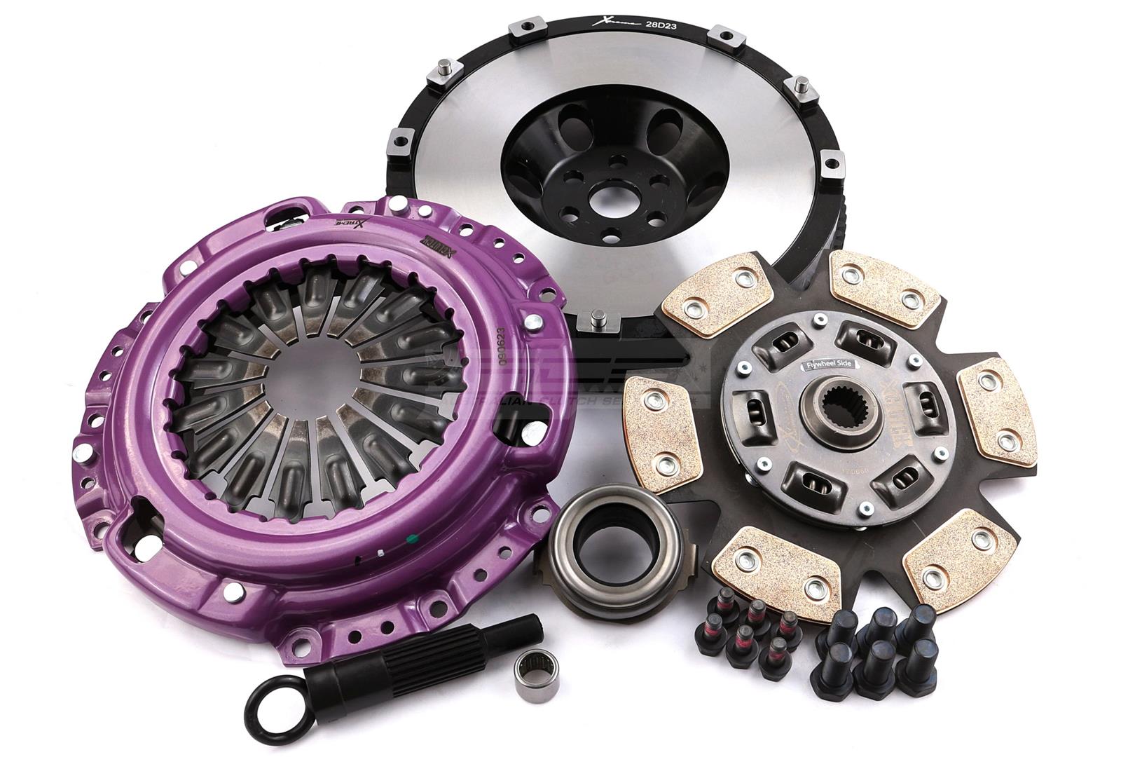 Clutch Kit - Xtreme Performance Heavy Duty Sprung Ceramic Incl Flywheel 500Nm