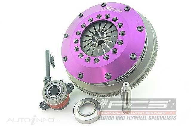 Xtreme Performance - 200mm Rigid Ceramic Twin Plate Clutch Kit Incl Flywheel & CSC 1200Nm