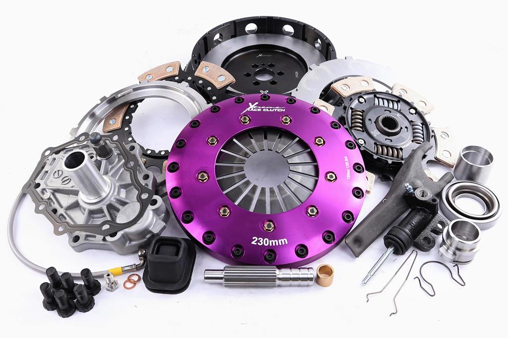 Xtreme Performance - 230mm Sprung Ceramic Twin Plate Clutch Kit Incl Flywheel 1000Nm