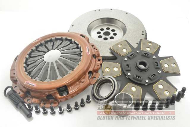 Clutch Kit - Xtreme Outback Heavy Duty Sprung Ceramic Incl Flywheel 930Nm 1250KG (25% inc.)