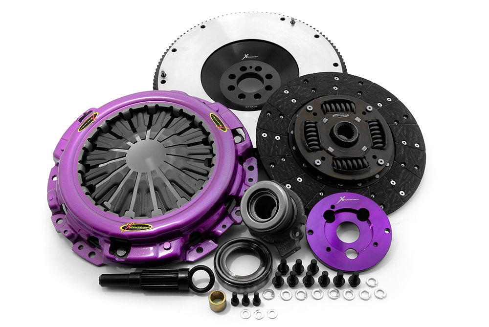 Clutch Kit - Xtreme Performance Heavy Duty Organic Incl Flywheel & CSC 620Nm 1250kg Conversion kit Dual-mass to solid flywheel