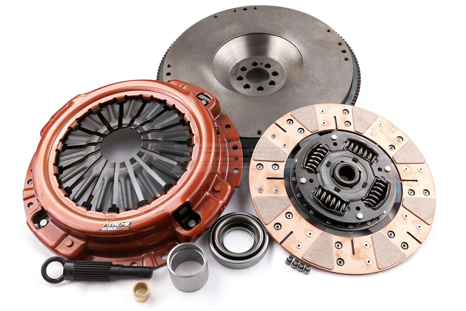 Clutch Kit - Xtreme Outback Extra Heavy Duty Cushioned Ceramic Incl Flywheel 1100Kg (40% inc.)