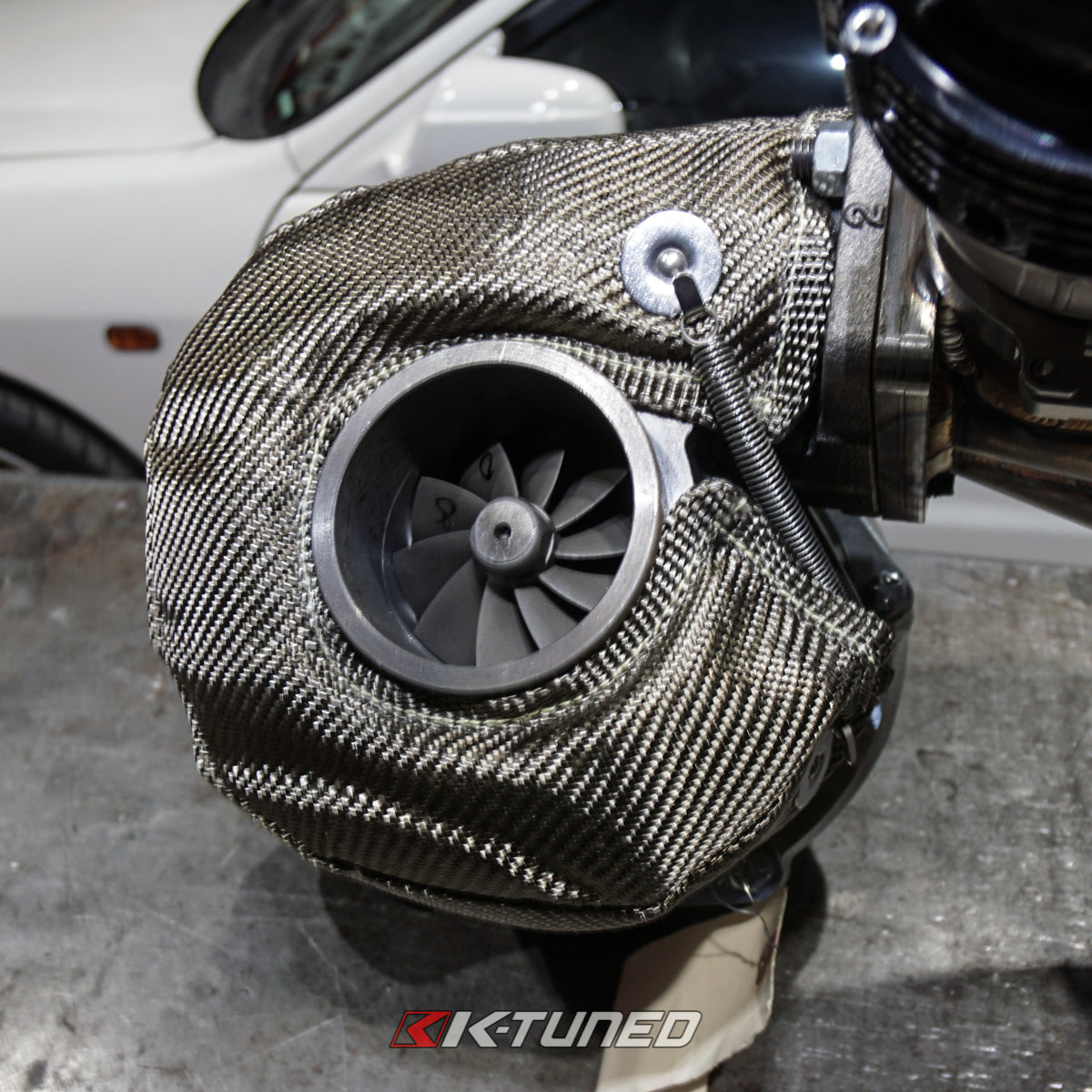 K-Tuned Turbo Blanket - T4 (Race Application - Typically 4 Exit) β K-Tuned for Honda K-Series (KTD-HTB-T4)