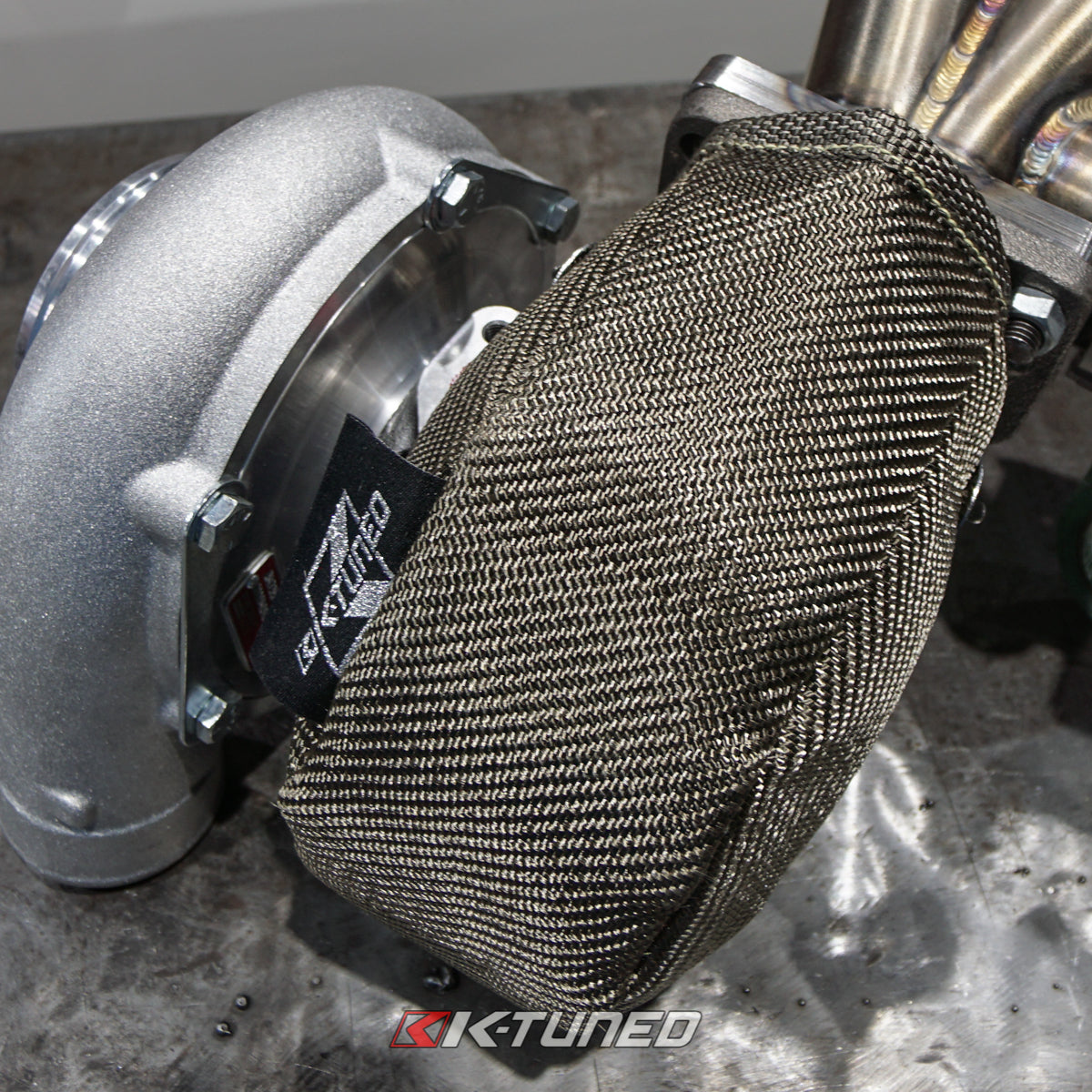 K-Tuned Turbo Blanket - T4 (Race Application - Typically 4 Exit) β K-Tuned for Honda K-Series (KTD-HTB-T4)
