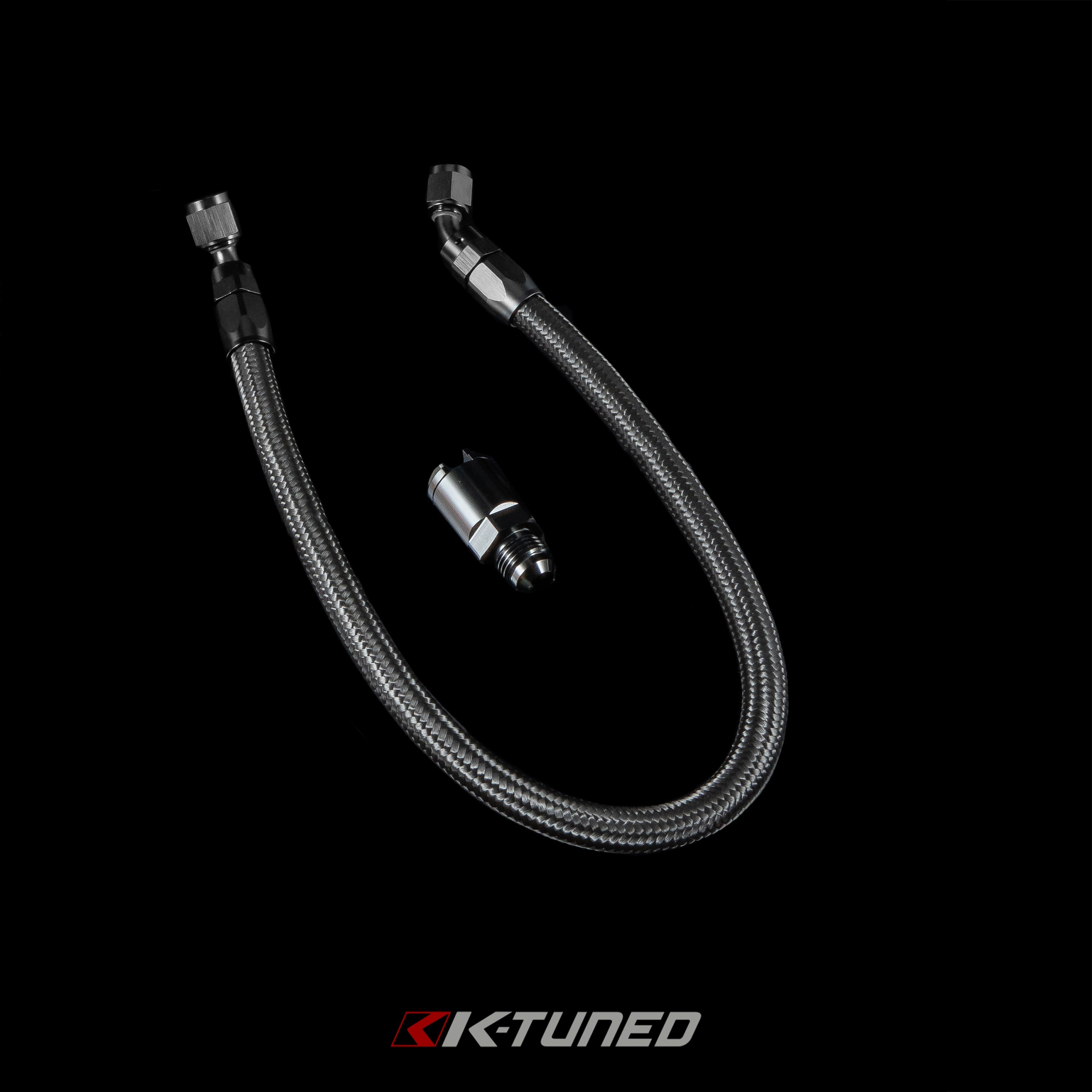 K-Tuned Fuel Line and Optional Fuel Rail Honda Civic EP3 Integra DC5 Type-R - Center Feed (Tucked Line) - / Yes add center mount gauge / Fuel Lines ONLY (No rail or wrench) β K-Tuned for Honda K-Series (KTD-KCG-LO)