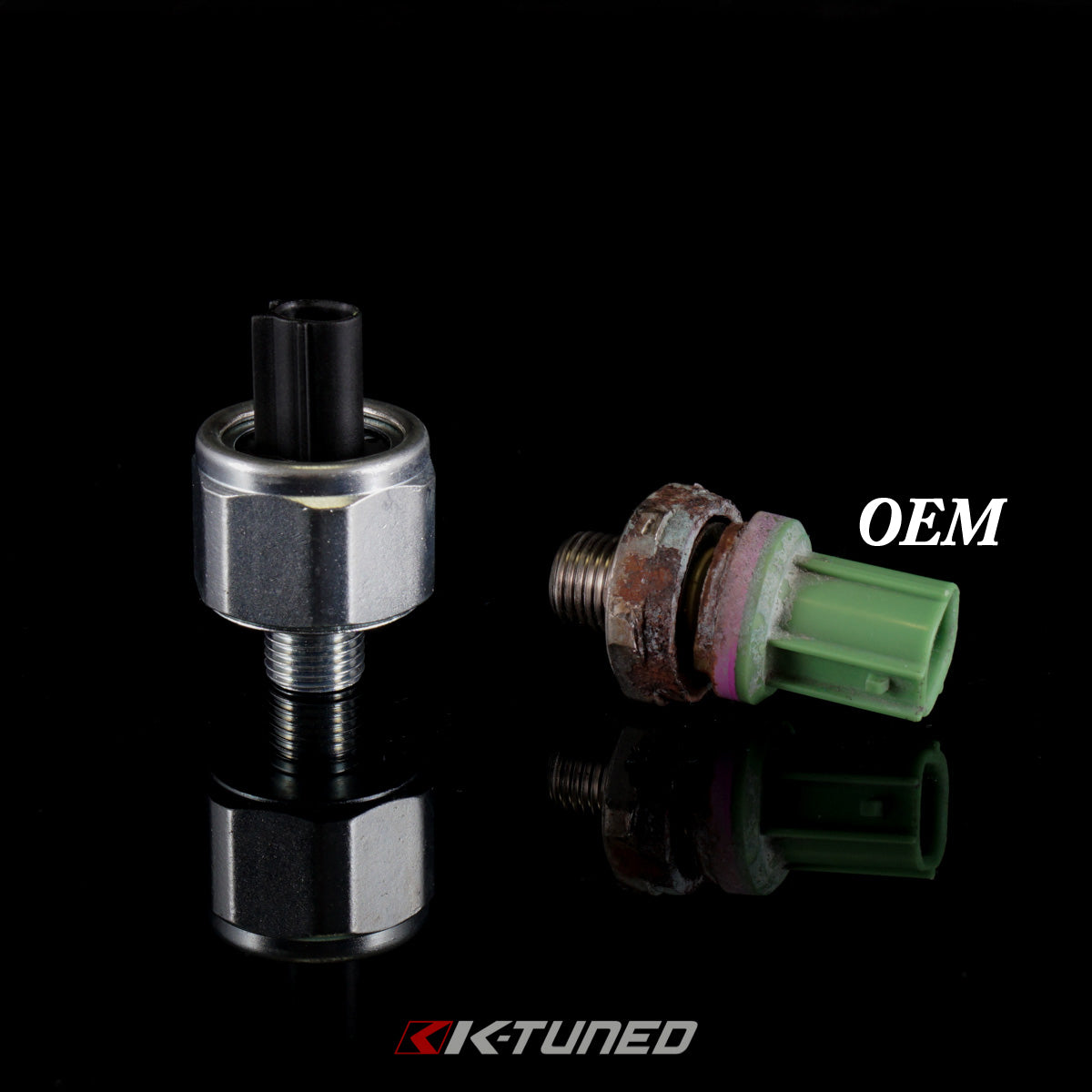 K-Tuned Black Knock Sensor With Plug Honda K-Series β K-Tuned for Honda K-Series (KTD-KNK-300)