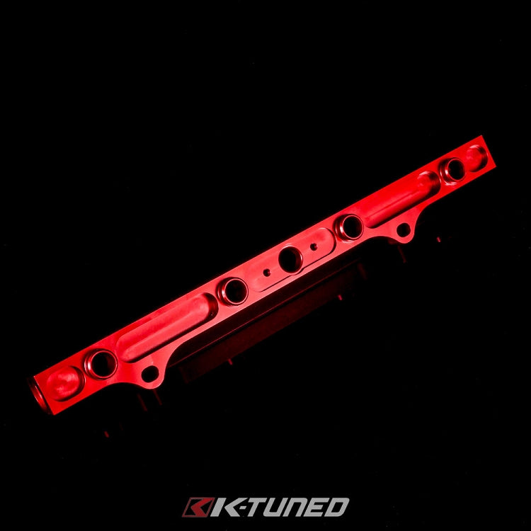 K-Tuned Fuel Line and Optional Fuel Rail Honda Civic EP3 Integra DC5 Type-R - Side Feed / Yes add center mount gauge / Gold Fuel Rail β K-Tuned for Honda K-Series (KTD-KSG-GLD)