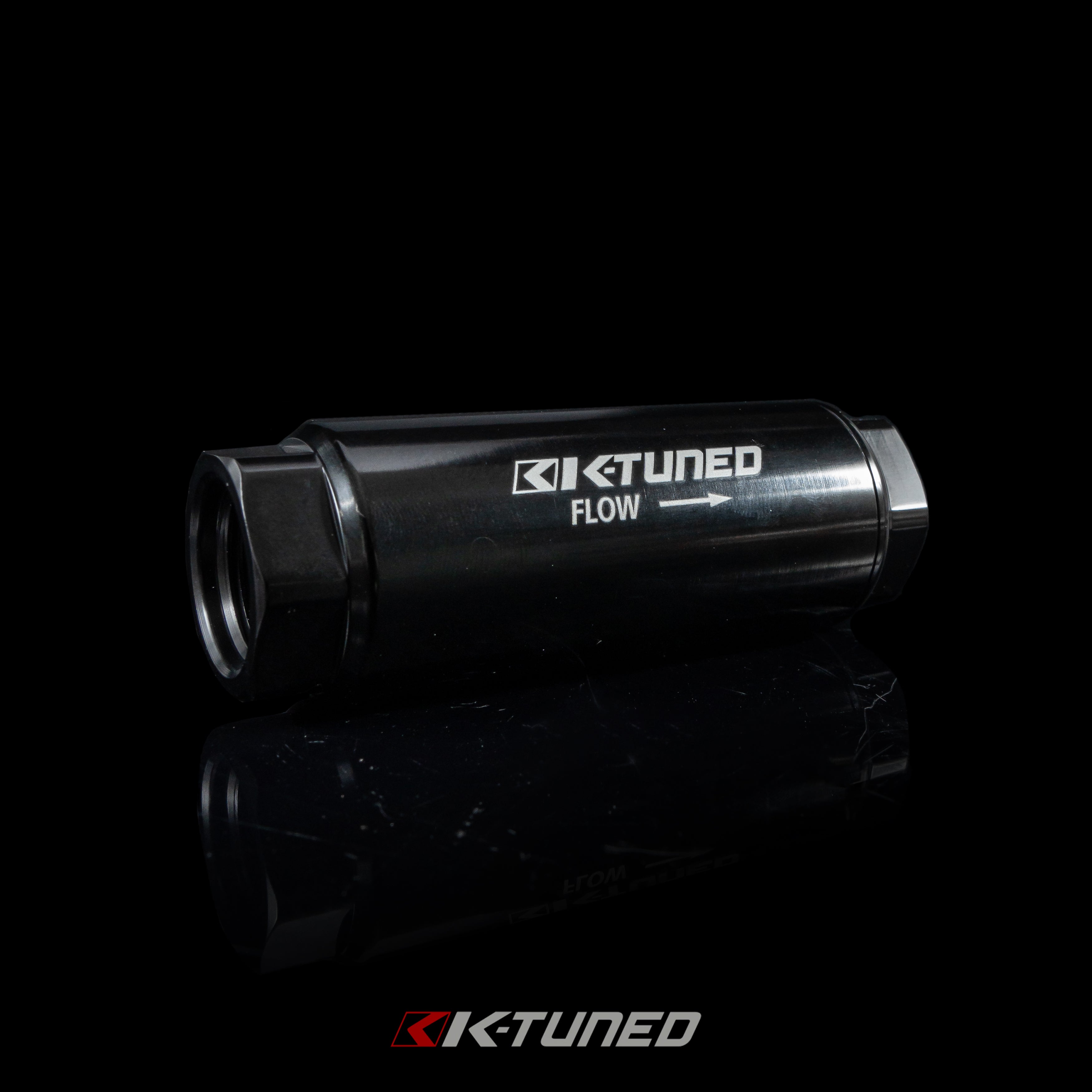 K-Tuned High-Flow Fuel Filters  - '-10AN inlet/outlet – K-Tuned for Honda K-Series (KTD-MFF-010)