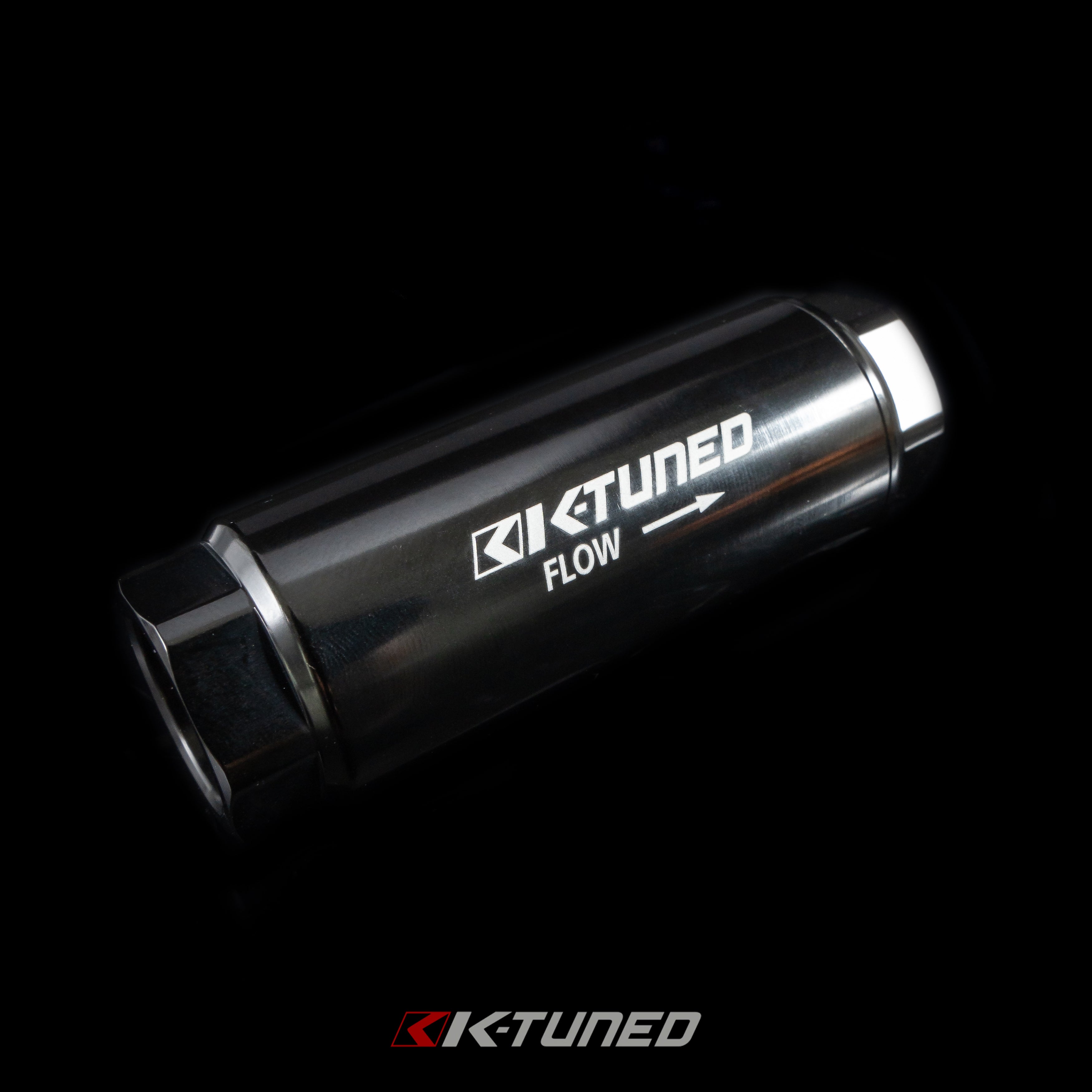 K-Tuned High-Flow Fuel Filters - '-10AN inlet/outlet β K-Tuned for Honda K-Series (KTD-MFF-010)