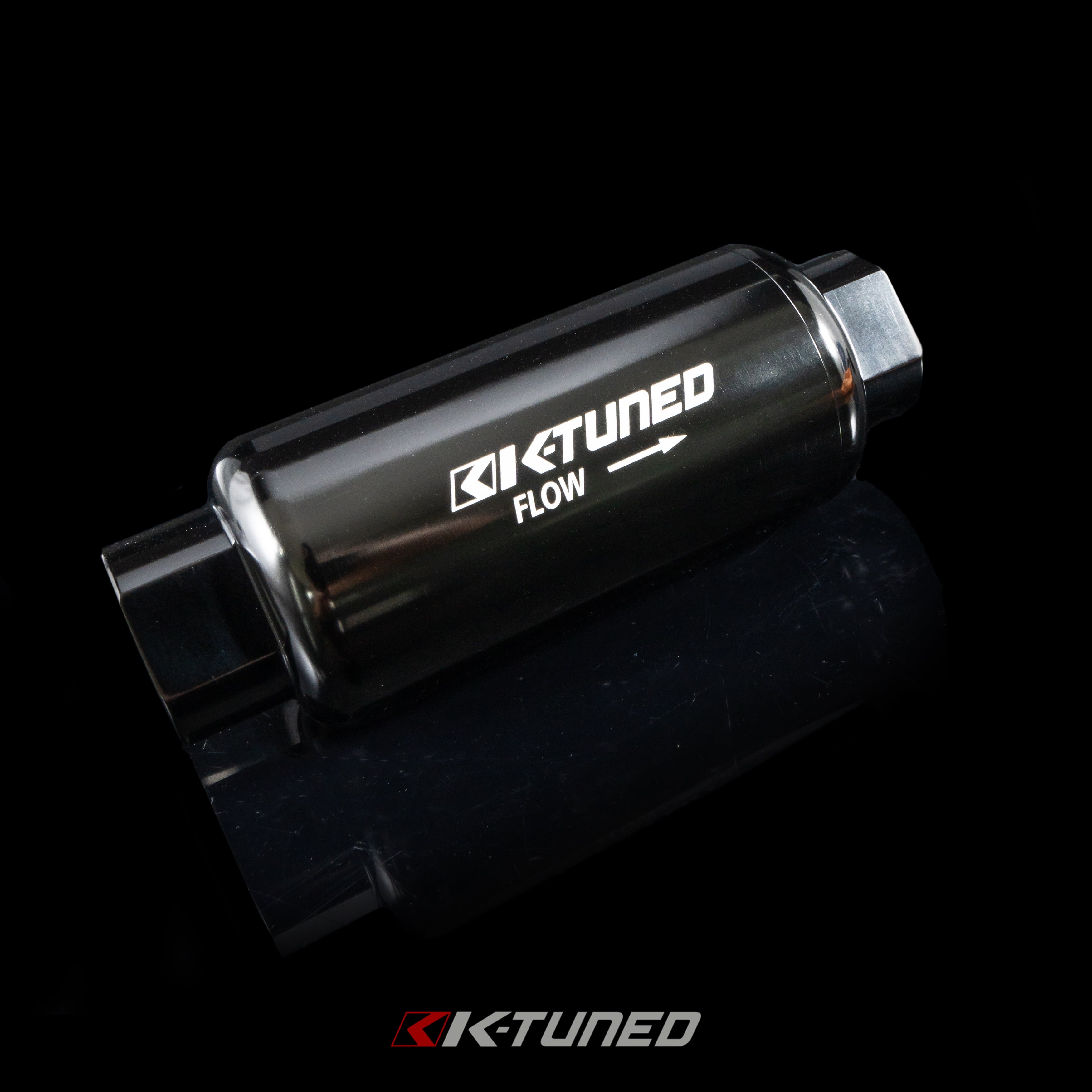 K-Tuned High-Flow Fuel Filters - '-10AN inlet/outlet β K-Tuned for Honda K-Series (KTD-MFF-010)