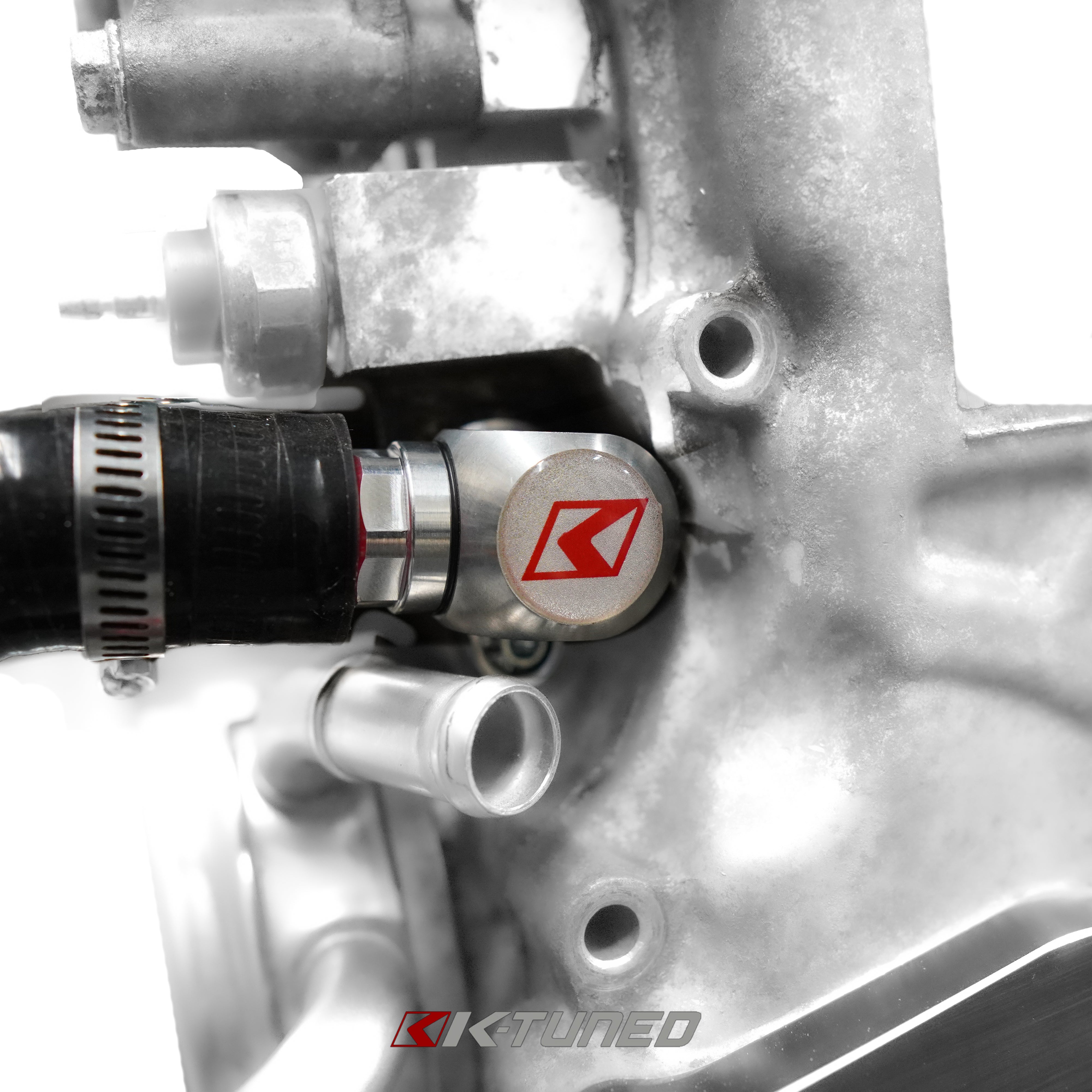 K-Tuned Oil Cooler Fittings (Side And Rear) with Hose End β K-Tuned for Honda K-Series (KTD-OIL-105)