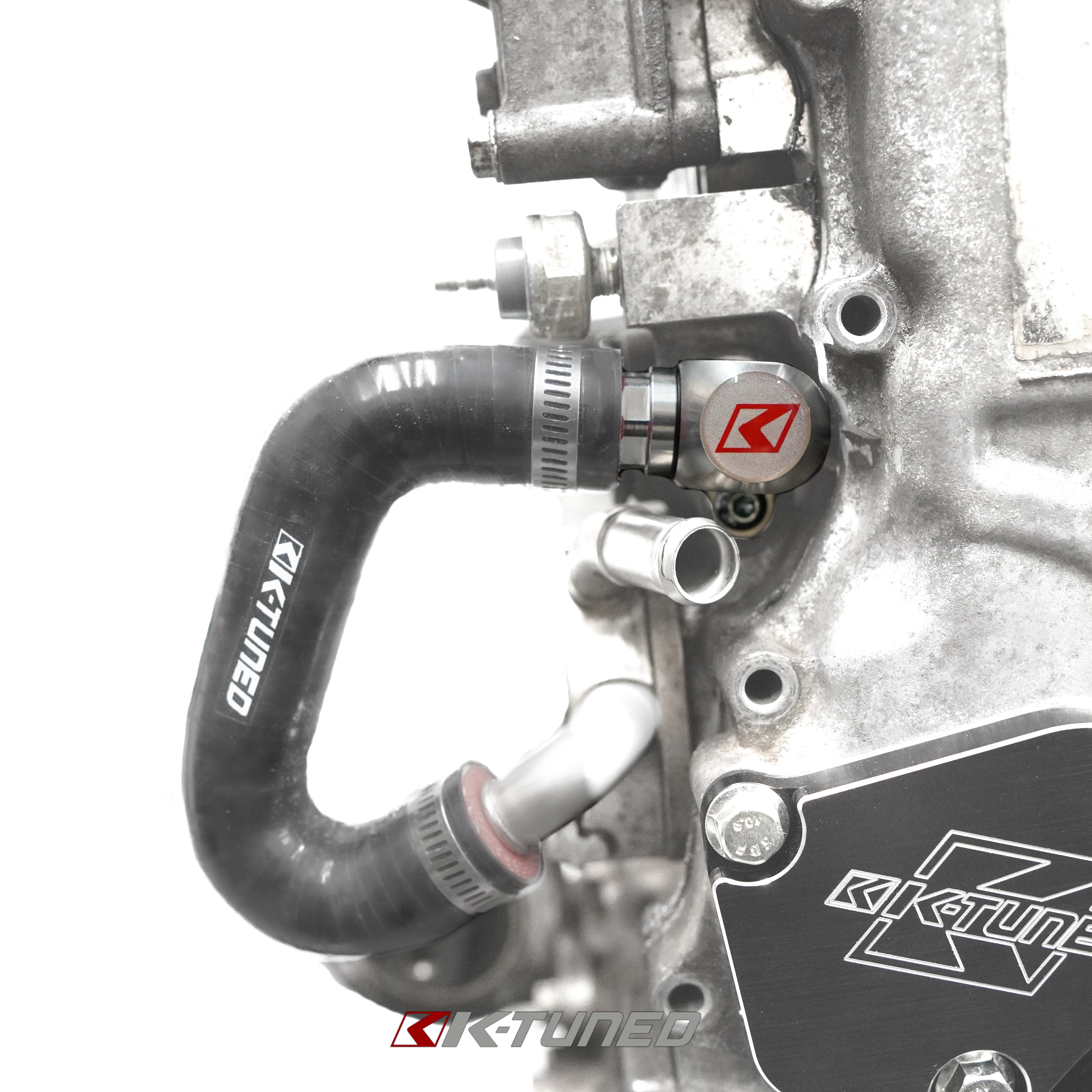 K-Tuned Oil Cooler Fittings (Side And Rear) with Hose End β K-Tuned for Honda K-Series (KTD-OIL-105)