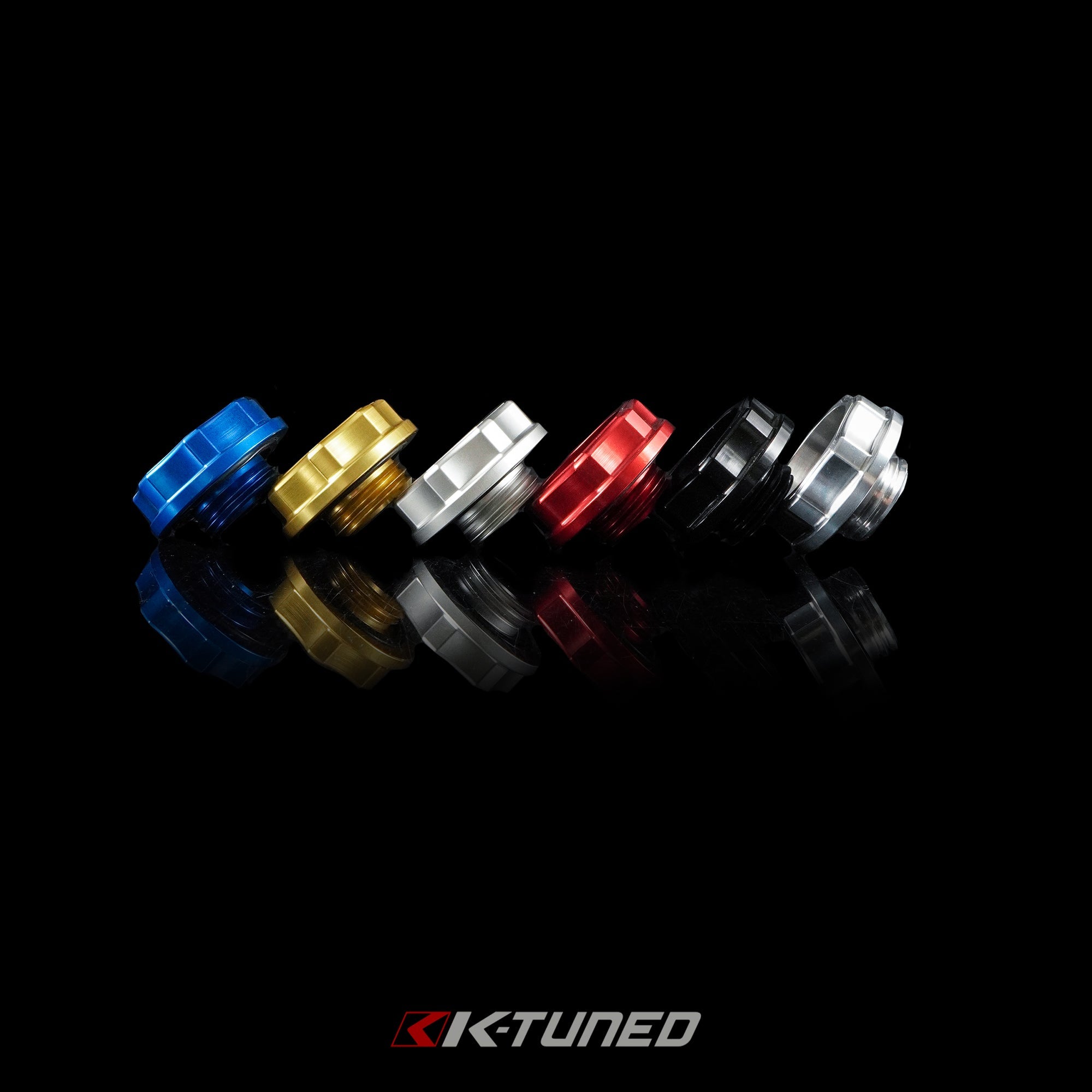 K-Tuned Billet Oil Cap Honda Fitment - Black β K-Tuned for Honda K-Series (KTD-OLC-BLK)