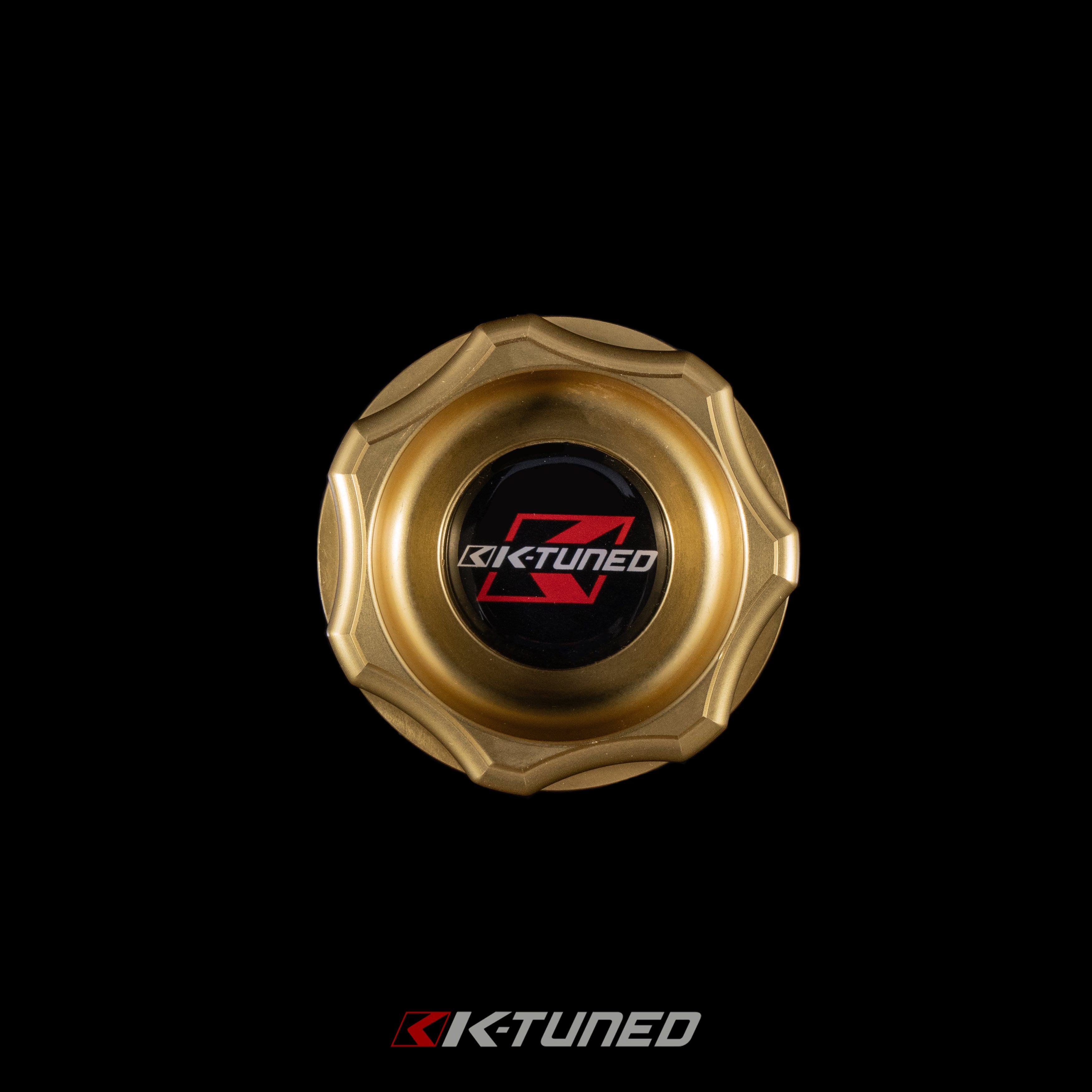 K-Tuned Billet Oil Cap Honda Fitment - Gold β K-Tuned for Honda K-Series (KTD-OLC-GLD)