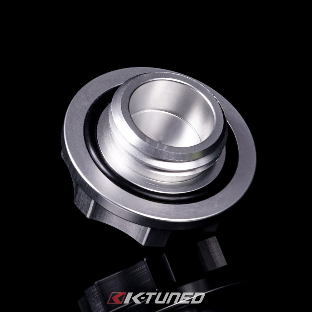 K-Tuned Billet Oil Cap Honda Fitment - Raw β K-Tuned for Honda K-Series (KTD-OLC-RAW)