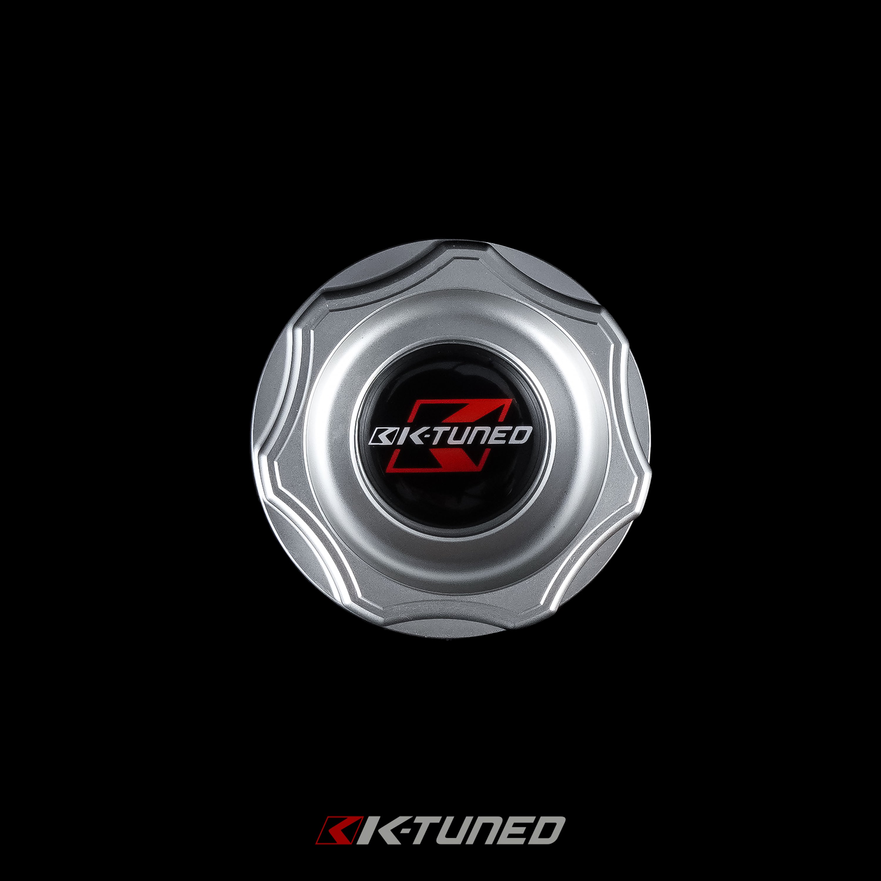 K-Tuned Billet Oil Cap Honda Fitment - Silver β K-Tuned for Honda K-Series (KTD-OLC-SIL)